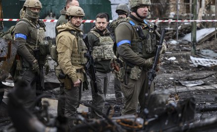 Zełenski pojechał do Buczy. "Będzie trudniej negocjować z Rosją"
