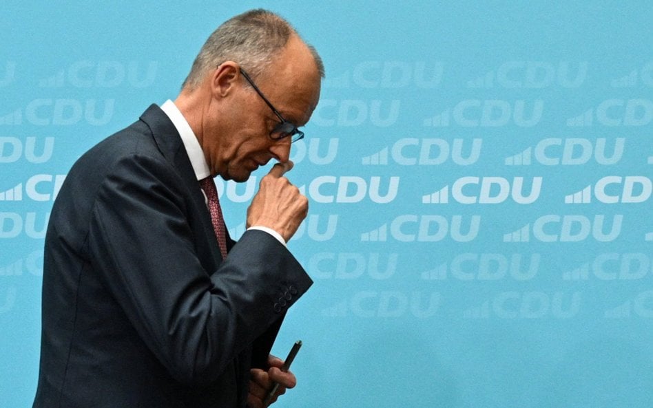 Friedrich Merz, rządzi zaledwie kilkanaście miesięcy, a poparcie dla niego stopniało do 10 proc. Cią