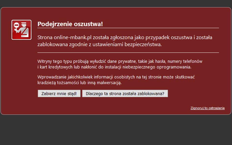 Klienci mBanku otrzymują e-maile od oszustów