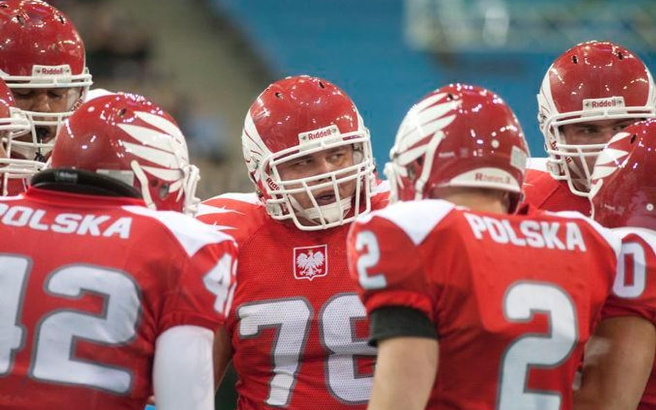 Reprezentacja Polskiw futbolu amerykańskim. Mecz Polska-Szwecja w Atlas-Arena w Łodzi