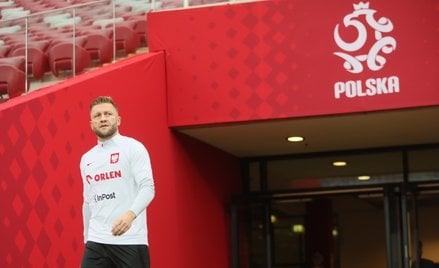 Jakub Błaszczykowski podczas treningu kadry w Warszawie