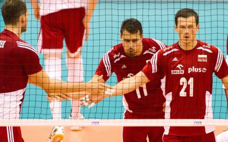 Polacy podobnie jak Amerykanie jeszcze nie przegrali. Na zdjęciu: Bartosz Kurek, Fabian Drzyzga i Ra