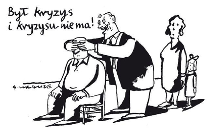 Komentarz rysunkowy. Był kryzys