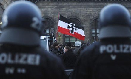 Nazistowska manifestacja w Dreźnie...