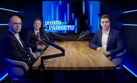 Gośćmi Przemysława Tychmanowicza w Parkiet TV byli (od lewej): Radosław Cholewiński, członek zarządu
