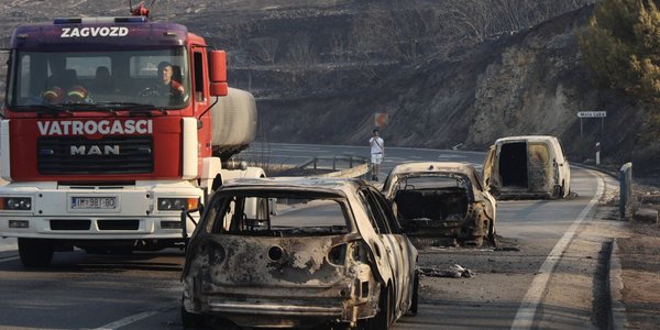 Four Poles injured in Croatia wildfires; one in intensive care