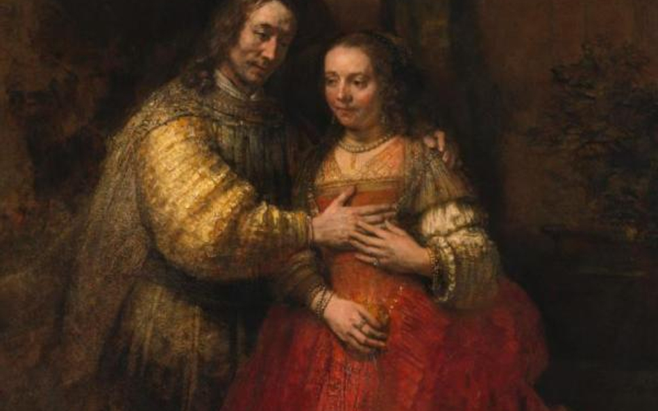 Portret pary w roli Izaaka i Rebeki znany jako „Żydowska narzeczona”, ok. 1665 r.