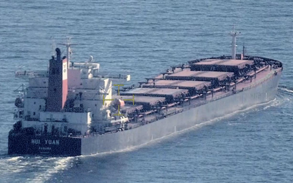 Fotografia statku „Hui Juan” opublikowane przez Kustbevakningen, szwedzką Straż Przybrzeżną