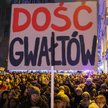 Warszawa, 06.03.2024. Uczestnicy marszu pod hasłem "Miała na imię Liza", zorganizowanego w Warszawie