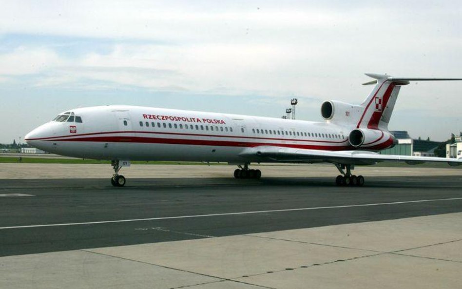 Rządowy samolot Tu-154.