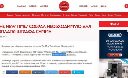 Rosja: Ostatnie niezależne od Kremla media
