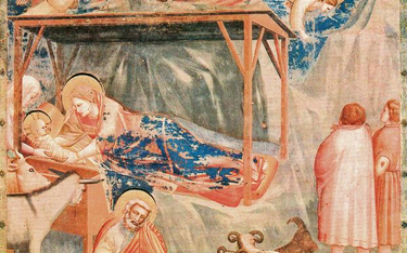 Fresk Giotta „Boże Narodzenie” namalowany ok. 1305 roku dla kaplicy Scrovegnich w Padwie.