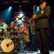 Jan Ptaszyn Wróblewski i Andrzej Dąbrowski z Polish Jazz Quartet podczas Bielskiej Zadymki Jazzowej,