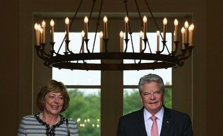 Joachim Gauck wraz z małżonką