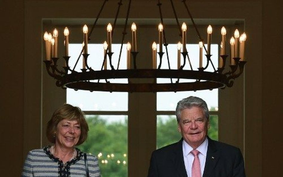 Joachim Gauck wraz z małżonką