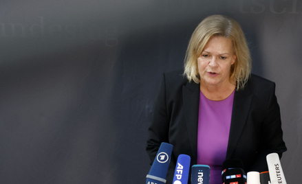 Minister spraw wewnętrznych Niemiec Nancy Faeser ogłosiła decyzję w sprawie zaostrzenia kontroli na 