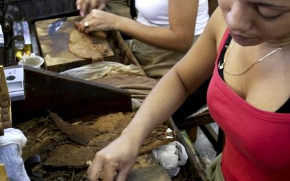 Coraz mniej kubańskich cygar