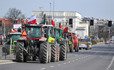 Protest rolników w Kielcach
