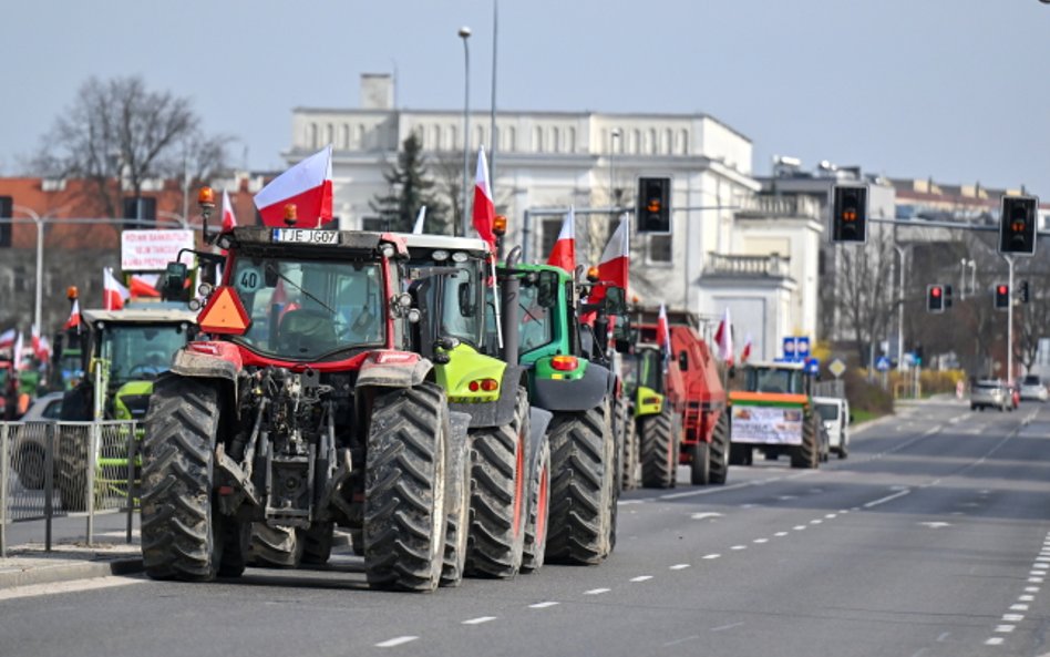 Protest rolników w Kielcach