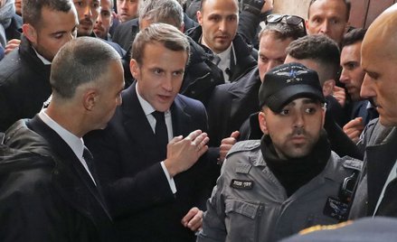 Jerozolima: Macron wyprosił izraelskich policjantów z bazyliki