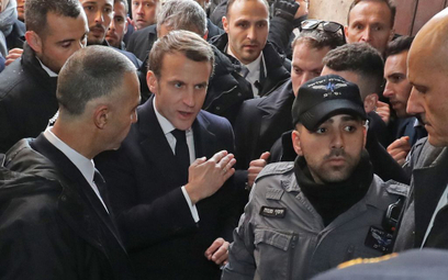 Jerozolima: Macron wyprosił izraelskich policjantów z bazyliki