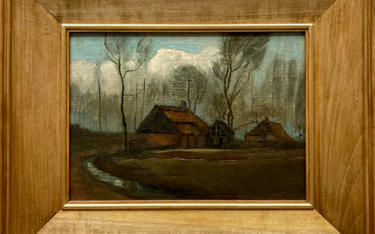 Vincent van Gogh „Wiejskie chaty pośród drzew”, 1883