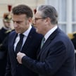 Prezydent Francji Emmanuel Macron i premier Wielkiej Brytanii Keir Starmer