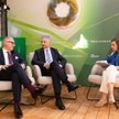 Rzeczpospolita’s TV studio at the Economic Forum in Karpacz. From left: Prof. Arkadiusz Wójs, Wiktor