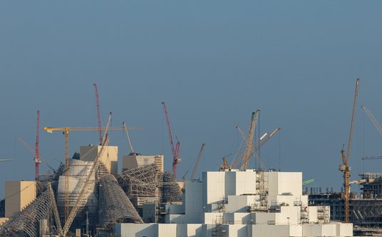 Grudzień 2024 roku, budowa muzeum.
