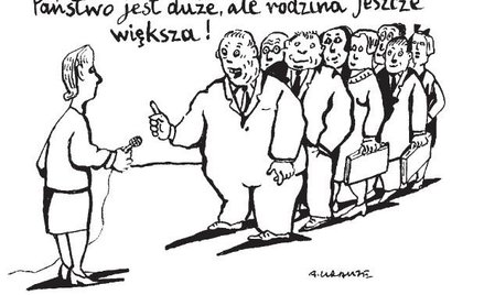 Komentarz rysunkowy. Państwo jest duże