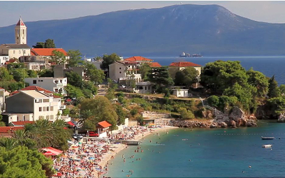 Chorwacja, plaża w miejscowości Gradac