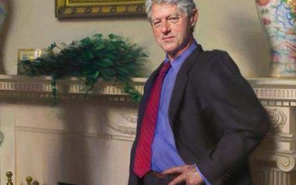 Portret Billa Clintona - autor Nelson Shanks