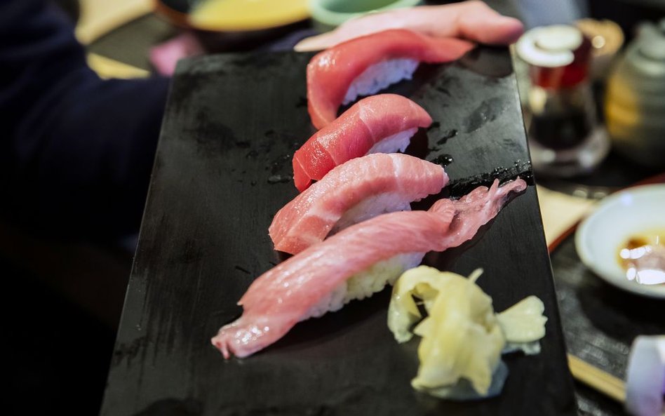 Rekord w Tokio: najdroższe sushi z tuńczykiem