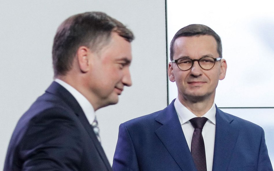 Zbigniew Ziobro i Mateusz Morawiecki