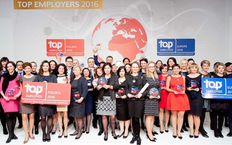 39 wyjątkowych pracodawców: Top Employers Polska 2016