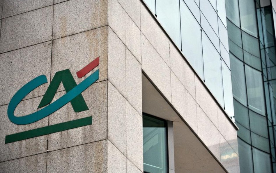 Zysk Credit Agricole spadł o 75 proc.