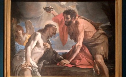 Mattia Preti "Chrzest Chrystusa"