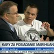 Kadr z programu "Tak jest" w TVN24
