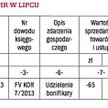 ZAPISY W PKPIR W LIPCU
