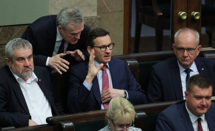Mateusz Morawiecki w sejmowych ławach