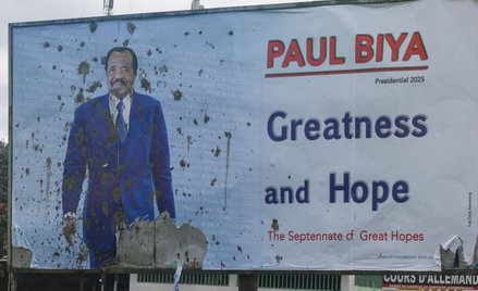 Plakat wyborczy Paula Biyi