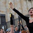 Bananowy protest przed Muzeum Narodowym