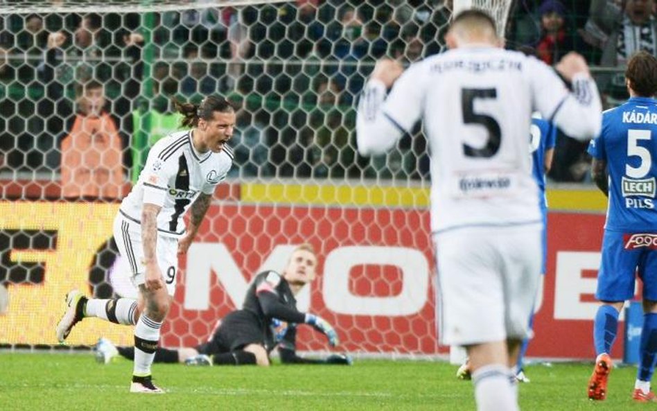 Aleksandar Prijović po zdobyciu gola