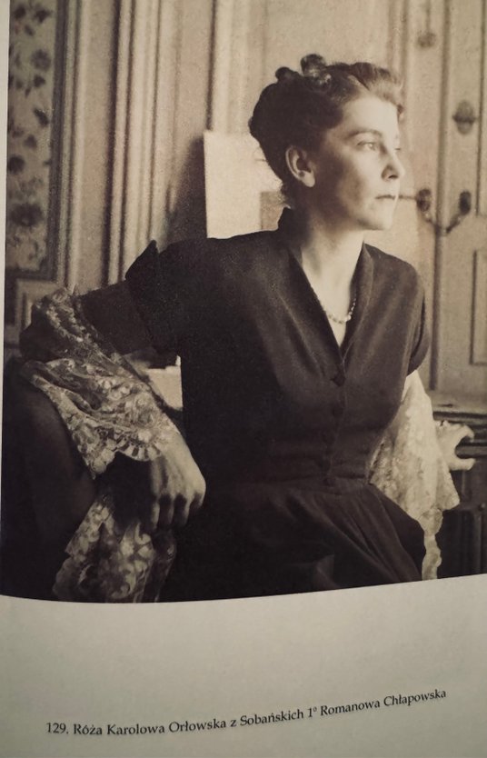 Róża Karolowa Orłowska z Sobańskich (matka Consuelo), primo voto Romanowa Chłapowska