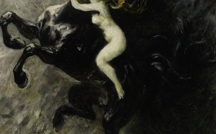 7. Władysław Podkowiński (1866-1895), Szał (szkic), 1893, olej, płótno, 56 x 46 cm Muzeum Narodowe w