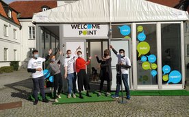 Welcome Point to miejsce dedykowane nowym studentom, doktorantom i pracownikom uczelni, zwłaszcza os