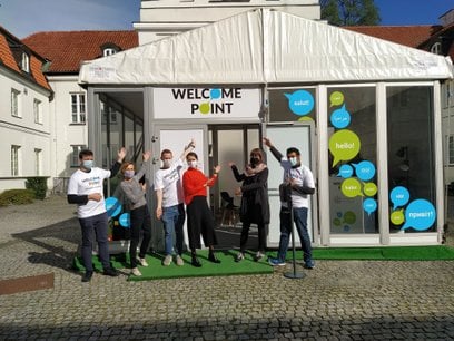 Welcome Point to miejsce dedykowane nowym studentom, doktorantom i pracownikom uczelni, zwłaszcza os