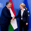 Premier Węgier Viktor Orbán i szefowa Komisji Europejskiej Ursula von der Leyen