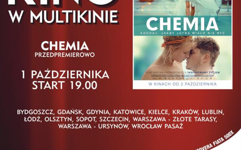 KONKURS: Wygraj zaproszenie na "Chemię"