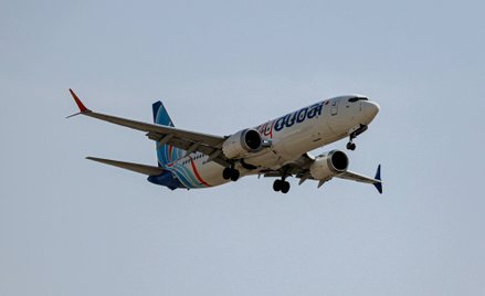 Samolot pasażerski Boeing 737 linii Flydubai Airlines